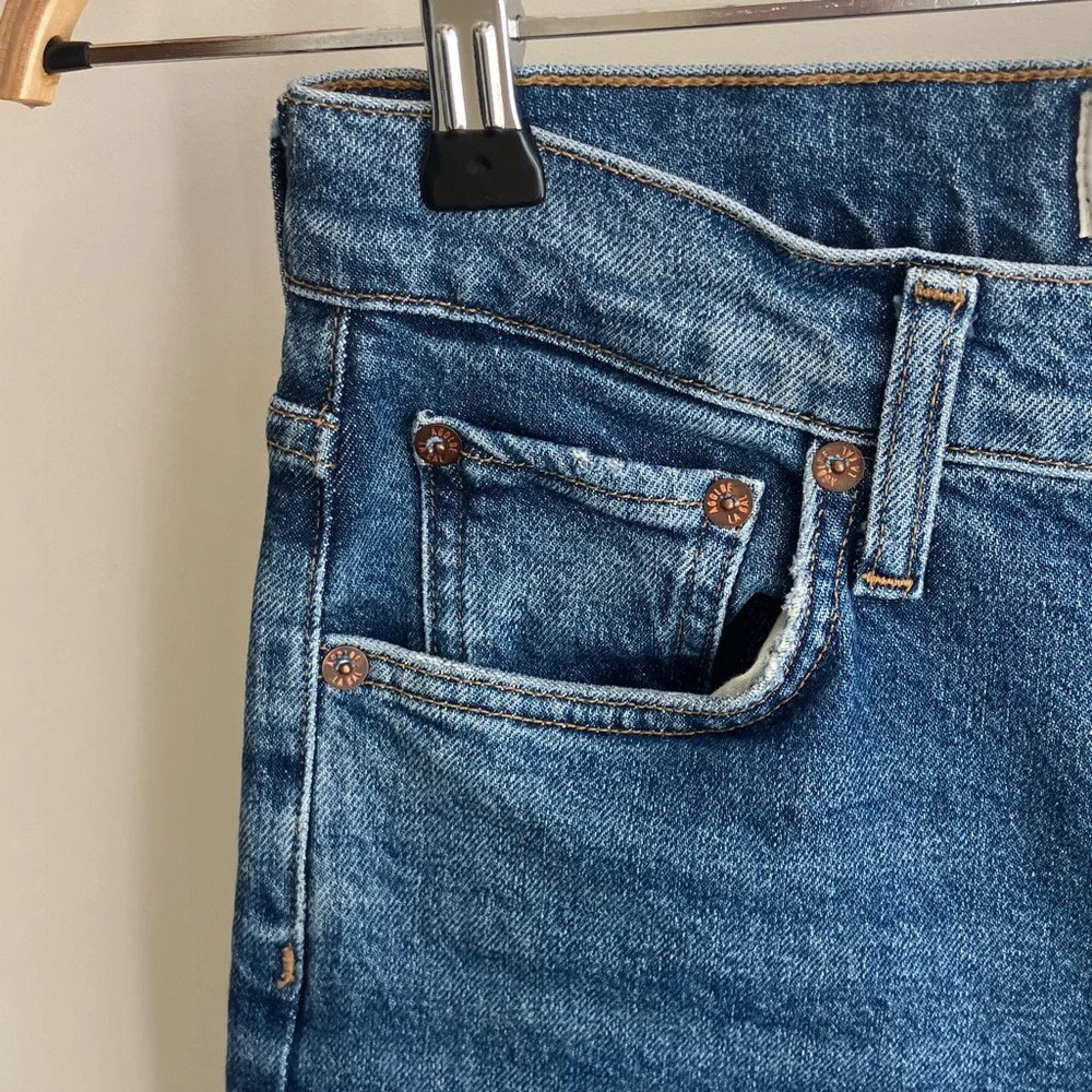 AGOLDE 90'S Pinch Waist High Rise Straight Jeans Women’s Size 25 - Picture 3 of 8